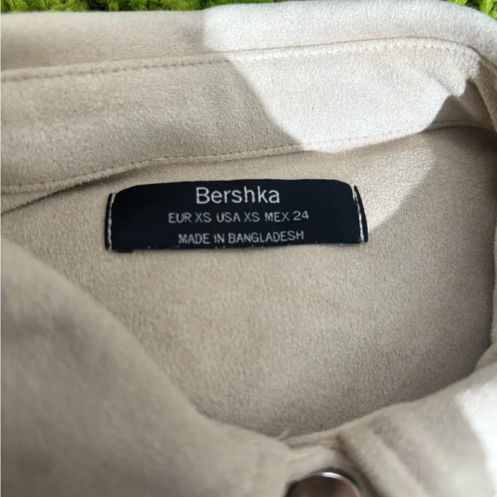 Creamy suede trench coat/dress - Picture 6 of 7